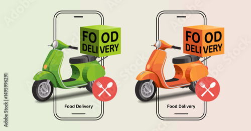 Food Delivery Scooters