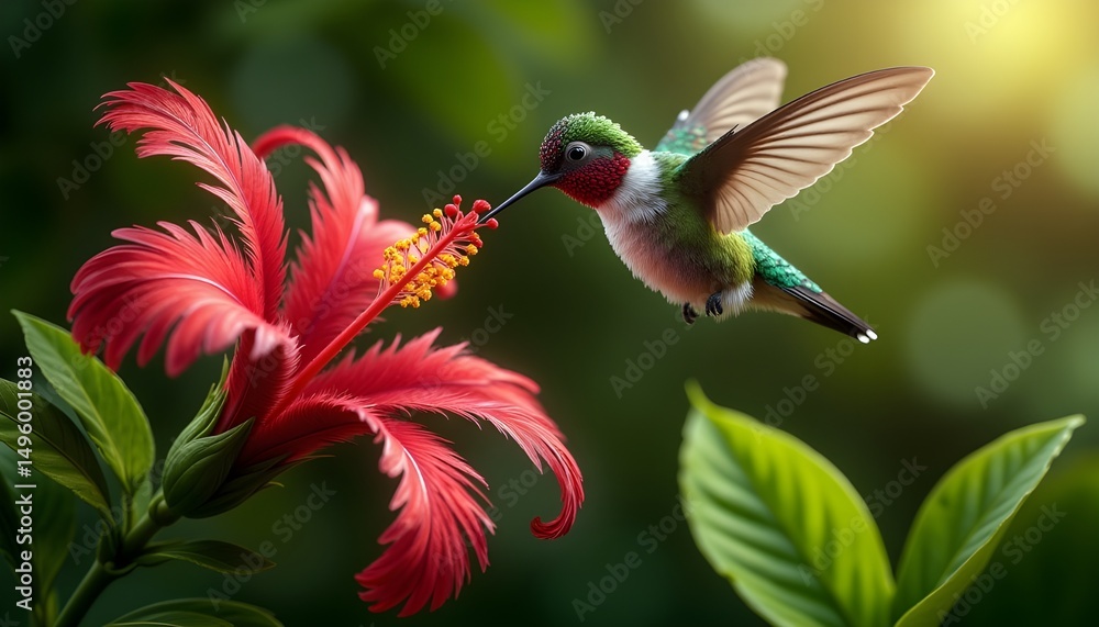 Fototapeta premium Beautiful Hibiscus Blooms