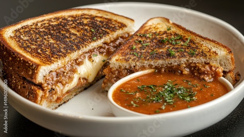 Wallpaper Mural Gourmet Sloppy Joe Melt, tomato soup, restaurant Torontodigital.ca