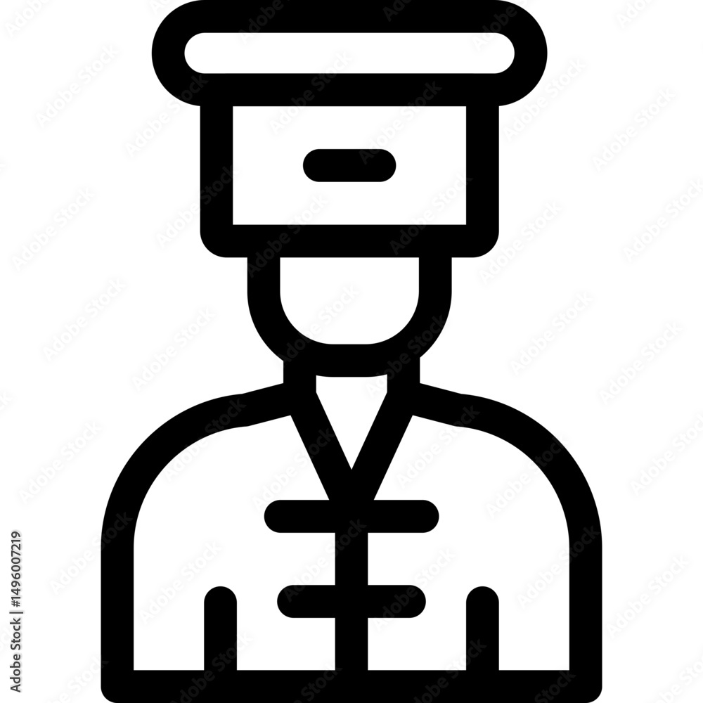 Naklejka premium Man