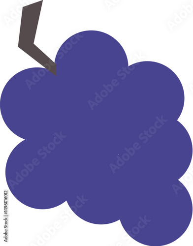 Grappe de raisin noir  