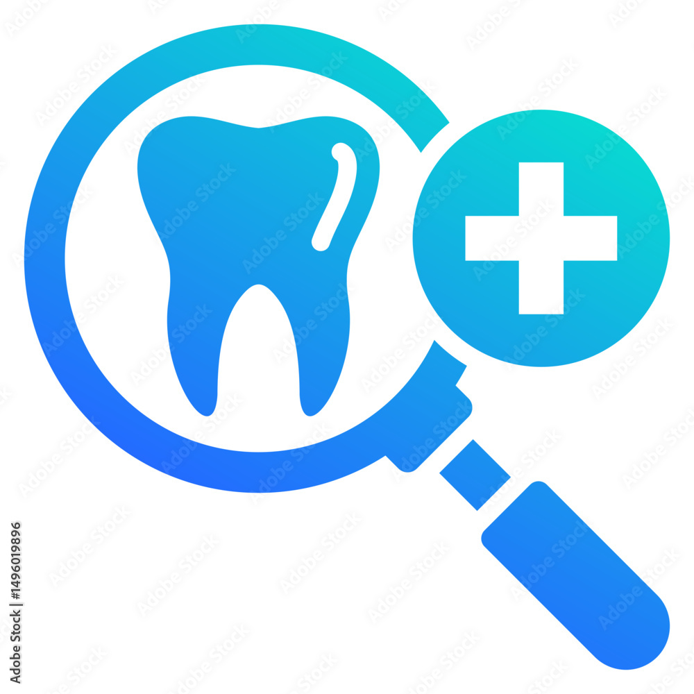 Fototapeta premium Dental Checkup Icon