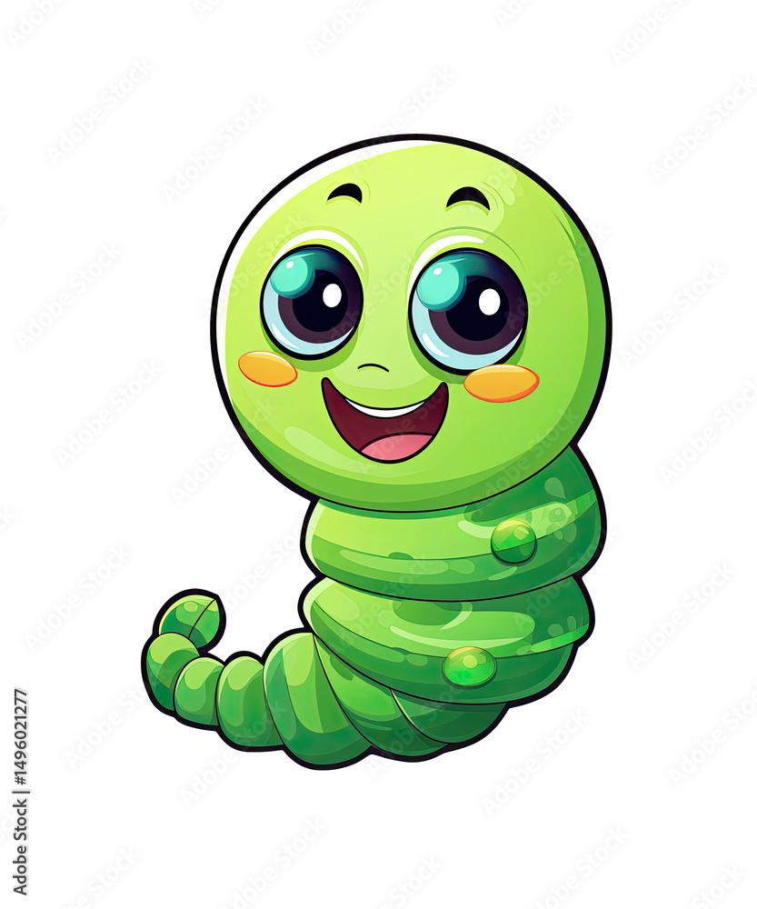 Obraz premium Cute baby cartoon octopus and fish character isolated vector illustration