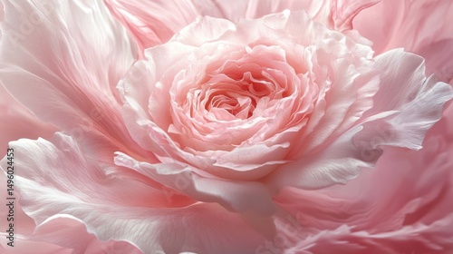 Beautiful Pink Angelic Rose Bloom
