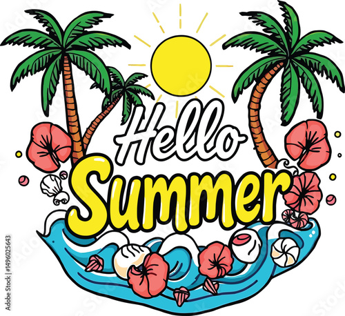 summer beach background