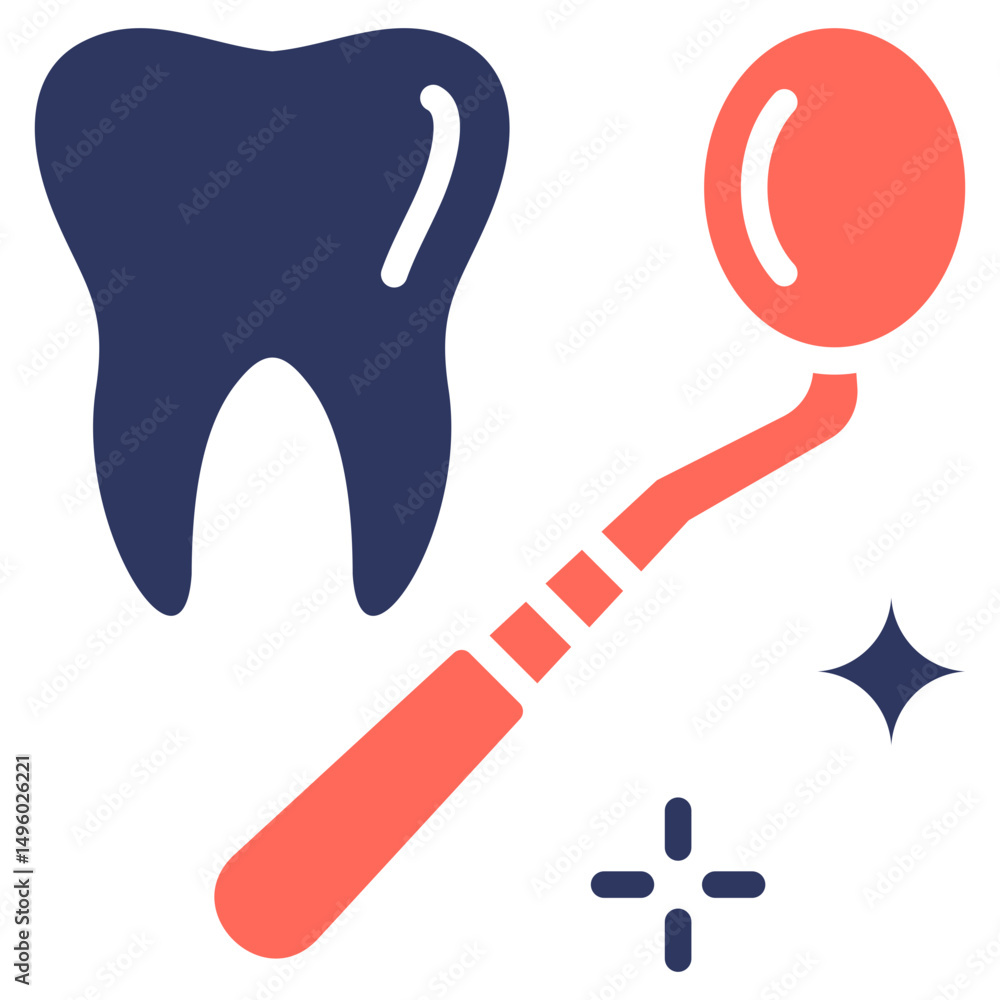 Obraz premium Hand Mirror Icon
