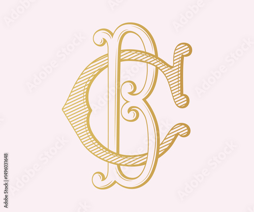 BC,CB, logo BC ,Letter BC ,  Monogram BC , Wedding Monogram, Wedding Logo, Logo Design , Monogram Vintage