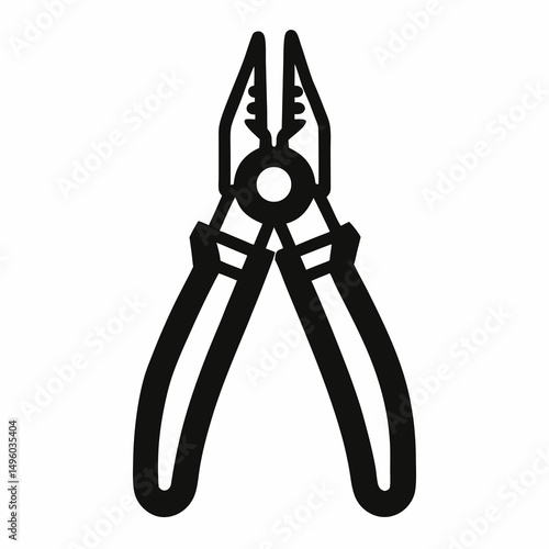 pliers isolated on white background
