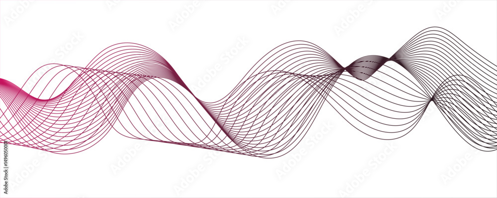 Abstract gradient colorful wavy flowing dynamic smooth curve lines background. Digital future technology concept.Abstract wave line for brochure, flyer, banner, template, wallpaper background. Abstract gradient colorful wavy flowing dynamic smooth curve lines background. Digital future technology concept.Abstract wave line for brochure, flyer, banner, template, wallpaper background.