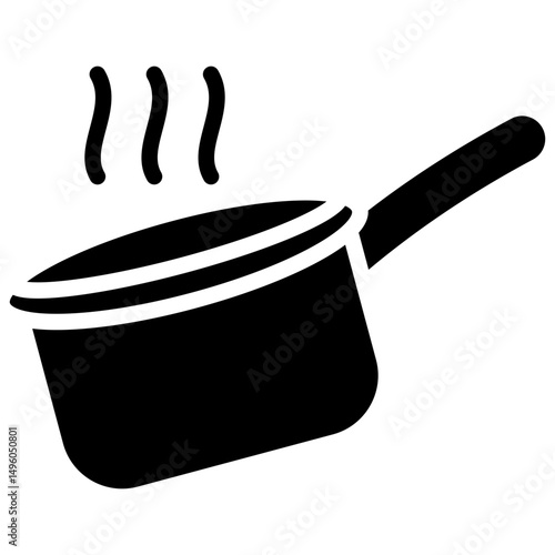 Saucepan Hot Icon
