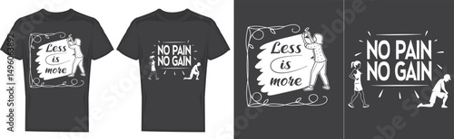 Inspirational Apparel: Dynamic tee shirts with motivational phrases designed to uplift and empower, showcasing the spirit of persistence and the value of effort