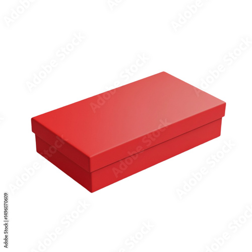 A Red Gift Box Ready for a Special Occasion Festive and Exciting
