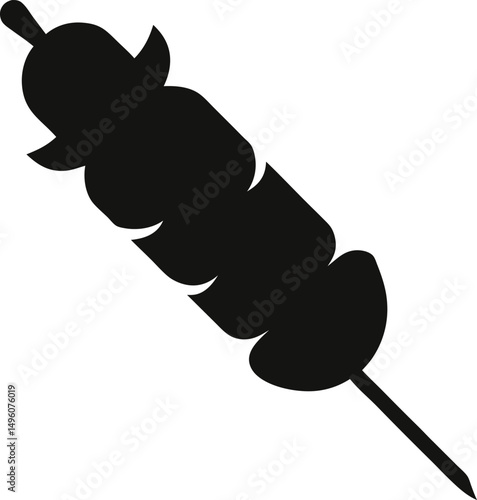 Shish kebab Vector illustration.