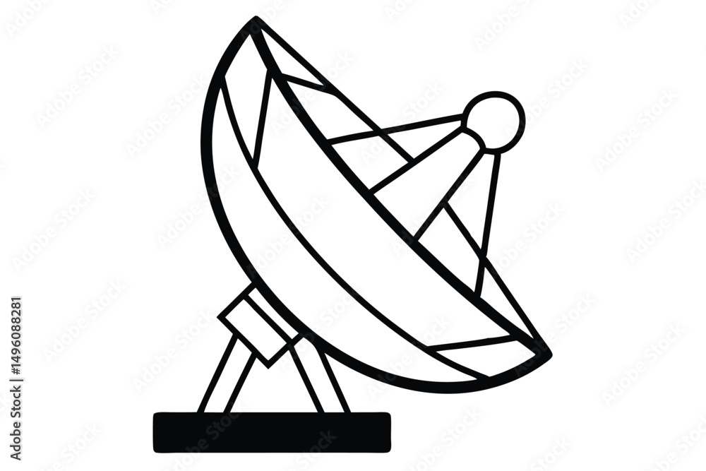 Satellite dish icon vector, satellite dish icon vector illustration graphic design Satellite dish icon vector, satellite dish icon vector illustration graphic design