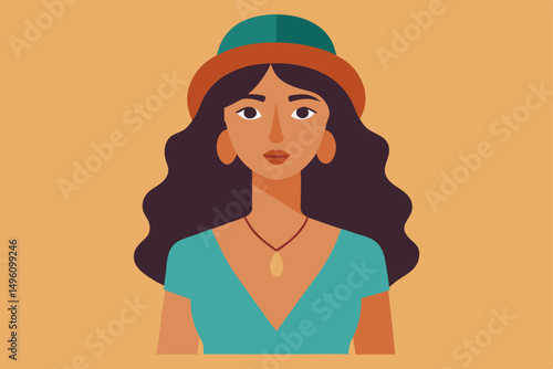 girl with long hair