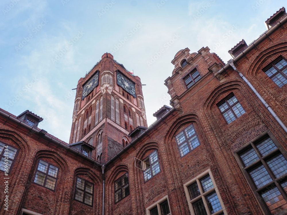 Fototapeta premium historic center of the small town