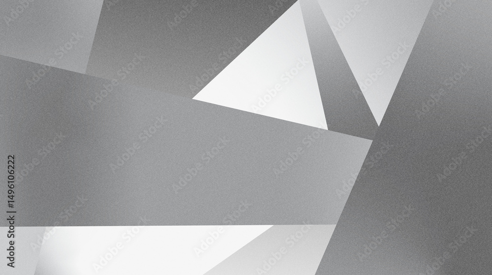 custom made wallpaper toronto digital472D Shapes floating in space.