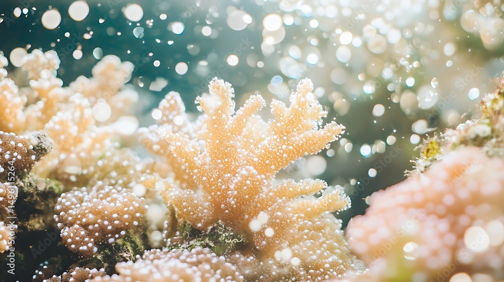 Fototapeta premium Underwater Coral Reef Scene. (5)