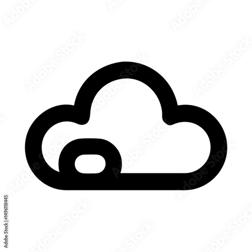 Cloud computing icon vector illustration download free cloud storage service symbol graphic design
