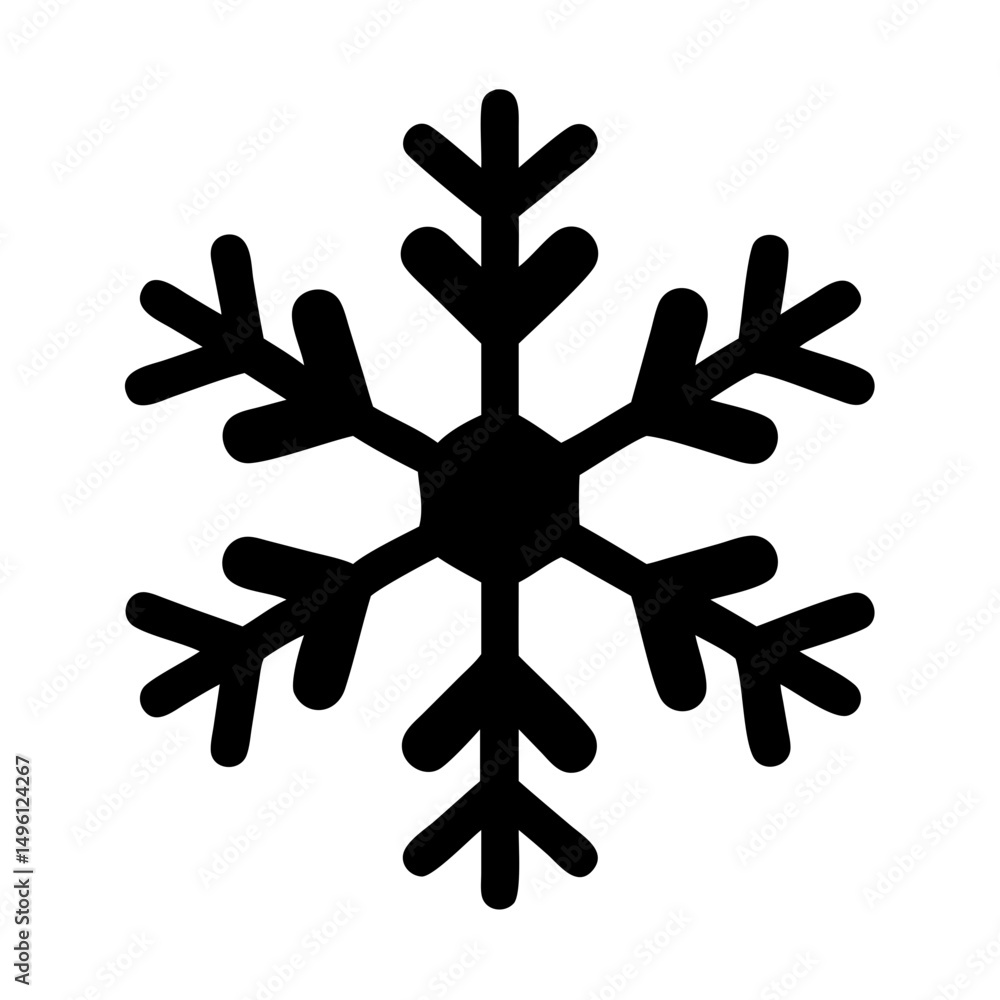 Download high quality vector snowflake icon for winter holiday season and christmas design needs Download high quality vector snowflake icon for winter holiday season and christmas design needs