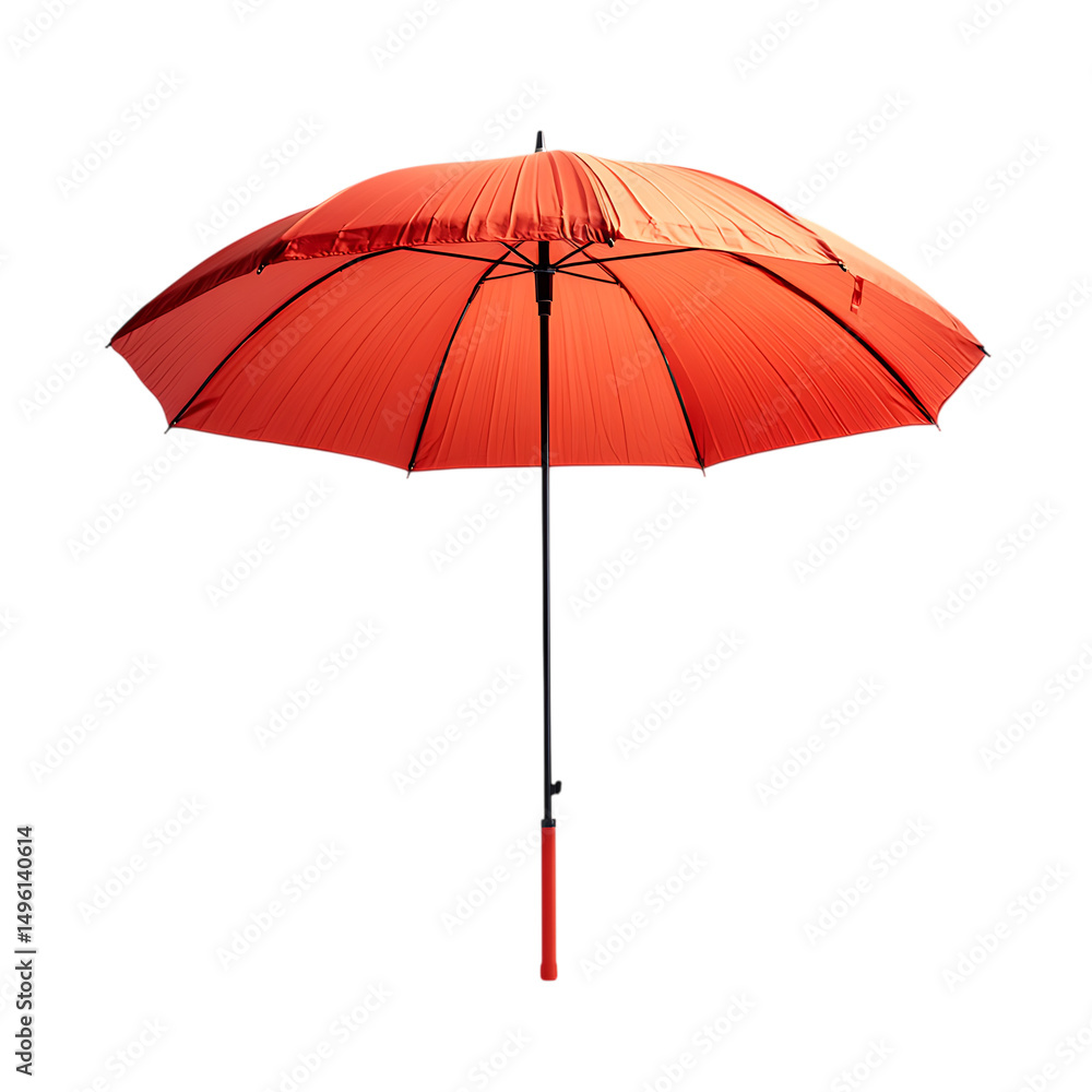 Modern Compact Beach Umbrella with a Bold Contempor Isolated on Transparent Background Modern Compact Beach Umbrella with a Bold Contempor Isolated on Transparent Background