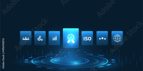 concept of AI help quality assurance and documentation processes with Digital ISO certification 