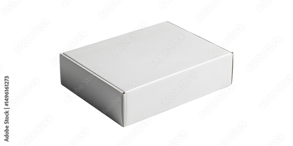 Fototapeta premium Minimalist White Rectangular Product Box 