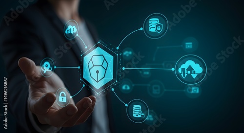 Data Backup Concept – Cloud Storage and Digital File Protection

