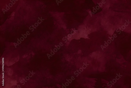 Abstract Dark Red Watercolor Background Texture