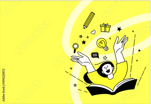 学習イラスト