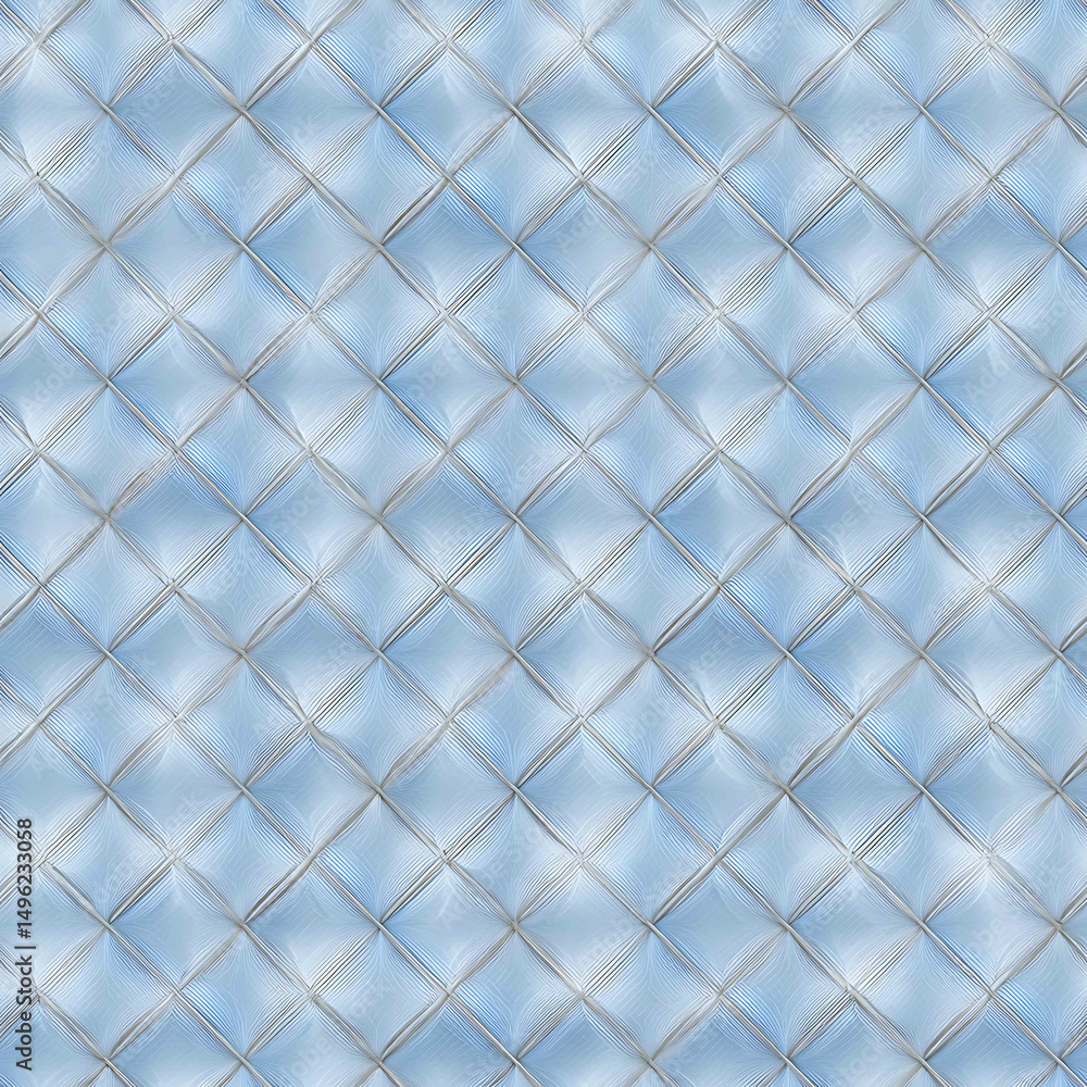 Fototapeta premium smooth, unbroken, geometric design in blue - Seamless , pattern , background , tile