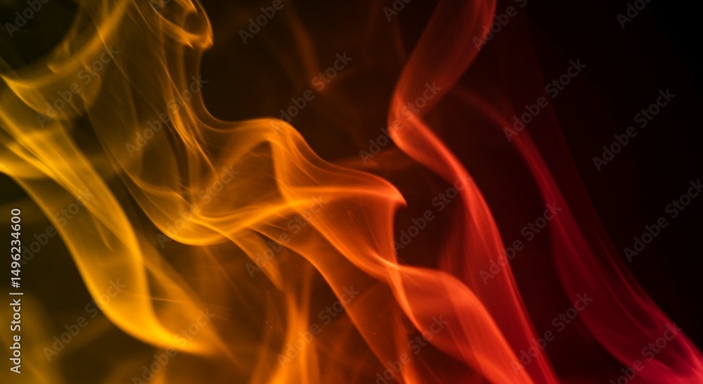 Abstract Swirling Red and Orange Smoke Texture Fiery Background Design Abstract Swirling Red and Orange Smoke Texture Fiery Background Design