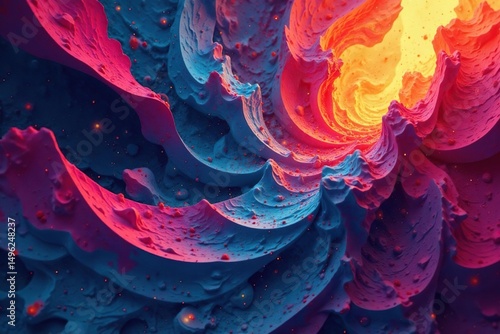 Intricate geometric shapes form a complex, abstract design , wallpaper, design, contrast