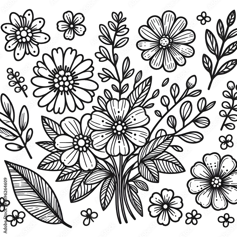 custom made wallpaper toronto digitalseamless floral pattern