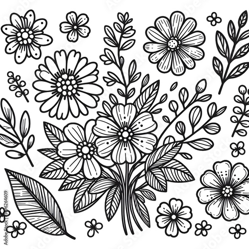 Wallpaper Mural seamless floral pattern Torontodigital.ca