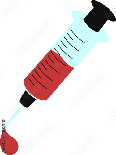 World blood donor illustration. Vector isolated.