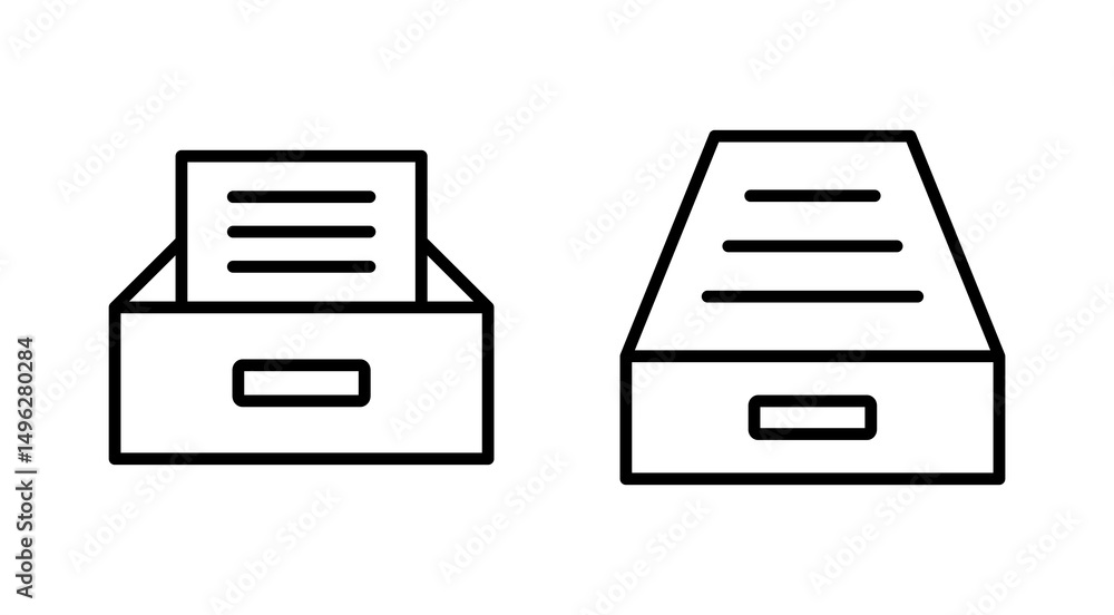 Archive folders icon vector. Document vector icon. Archive storage icon. Archive folders icon vector. Document vector icon. Archive storage icon.