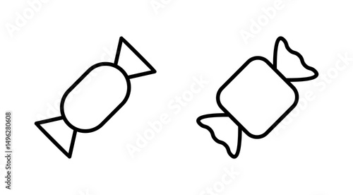 Candy icon vector. candy sign and symbol.