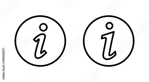 Information sign icon vector. about us sign and symbol. question mark icon