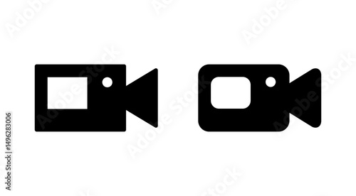 Video icon vector. video camera sign and symbol. movie sign. cinema