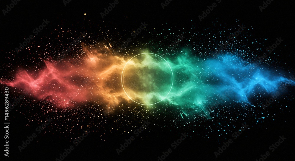 Naklejka premium a black background