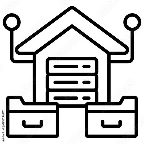 Data Warehouse Icon