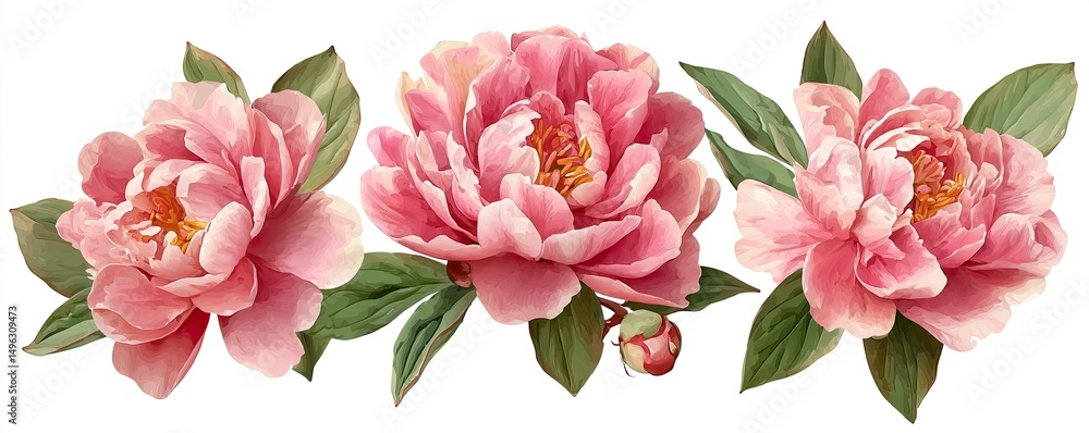 Delicate Pink Peonies Delicate Pink Peonies