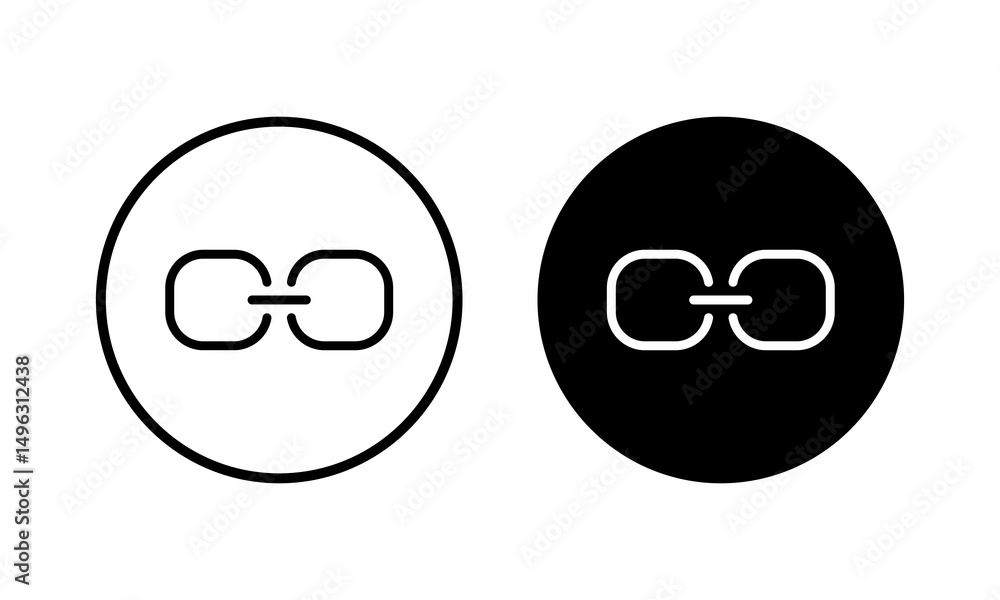 Link icon vector illustration. Hyperlink chain sign and symbol Link icon vector illustration. Hyperlink chain sign and symbol