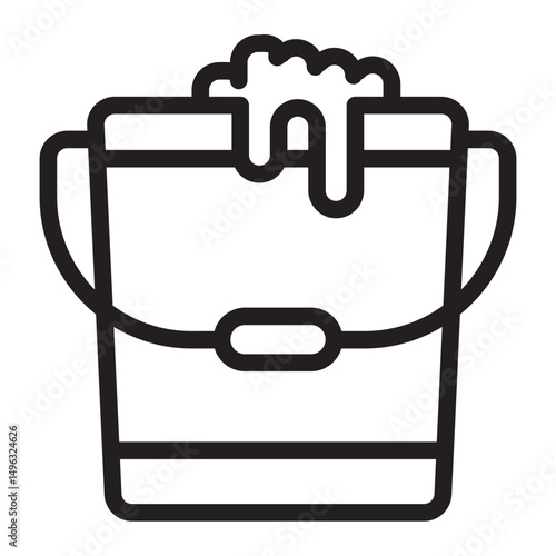 bucket Line Icon