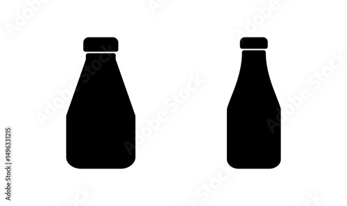Bottle icon logo design. bottle sign and symbol
