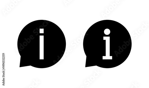 Information sign icon logo design. about us sign and symbol. question mark icon