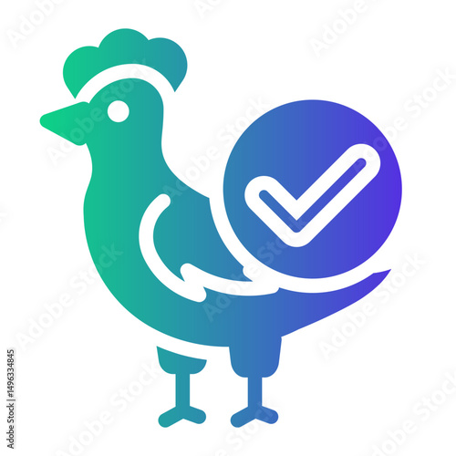 chicken Gradient icon
