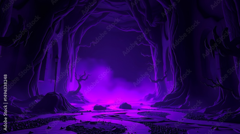 Obraz premium Animated Motion Graphics Background