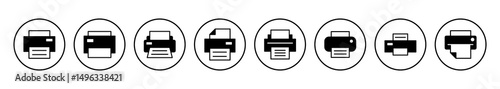 Print icon vector. printer icon vector.